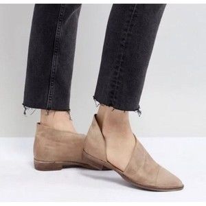 Free People Tan Flats